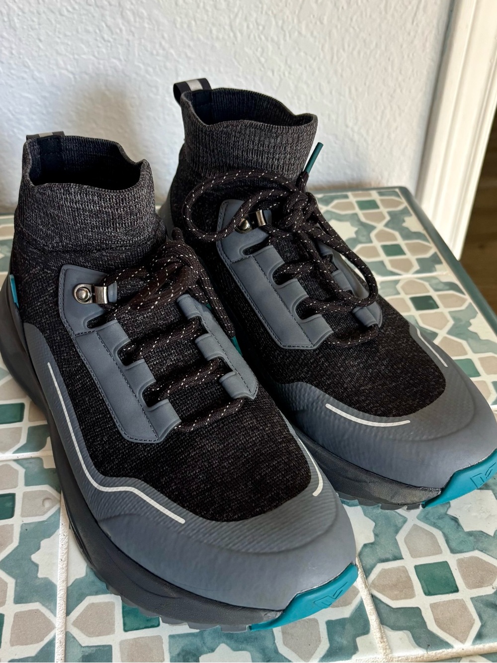 Vessi Men's Stormburst High Top - Peak Black, Size 12
